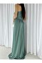 Imported Crepe Fabric One Shoulder Long Side Slit Dress 582160 Koymi̇nt - 2