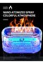 Simulation Flame Air Aromatherapy Humidifier 200ml 4.5W LU1524-5 White - 5