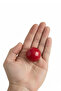 5 Pcs Porcelain Ball Knob Red Children's Room Furniture Handle Ceramic Single Screw Drawer Handle (30 mm) - 2