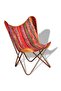 Butterfly Chairs 2 pcs Multicolour Chindi Fabric - 8