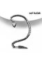 Ear Cuff Snake Design Nail Model S+ Quality 316L Stainless & Non-Tarnish Steel Earring Single Piece