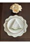 Embroidered Round Supla American Service. Light Green (1 Piece) - 4