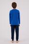 Boys' Single Layer Pajama Set, Long Sleeve Pajama Set, 100% Cotton - 5