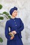 Hk Skirt Suit - Navy Blue - 3