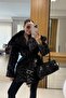 Colmar Black Fur Belted Puffer Jacket - 5