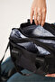 Galivavia Black Women's Multi-Compartment Waterproof Crinkle Daily Crossbody and Shoulder Bag - 5