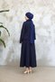 Umay Skirt Suit - Navy Blue - 4