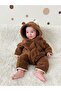 Unisex Baby Plush Ear Jumpsuit - 3