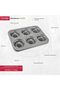 Bakemaster 2 Mini Fluted Mold Pan | PR46178 - 6