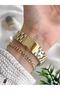 3 Atm Water Resistant Women's Wristwatch with Steel Strap Vs.Blkt.0645 - 3