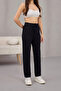 Women's High Waist Linen Blend Carrot Pants - 4