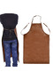 97×65CM Leather Welding Apron Polyurethane Equipments Welder Thermal Insulation Protection Wears ... - 3