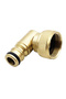 Hose Reel Swivel Elbow Quick Connector For Hoselock Plug 3/4in BSP Female Outdoor Garden hose fau... - 3