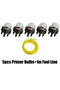 5pcs Primer Bulb Pump Bulbs 1M Fuel Line For Ryobi For Stihl Talon Trimmer Whipper Snipper Chains... - 6