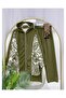 Chinese Patterned Zip-Up Hooded Casual Double Set [38-46 Size Range]