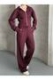 Women's Hooded Zippered Comfortable Fit Casual and Stylish Style Tracksuit Set - 6