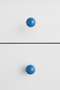 Porcelain Ball Knob Blue Children's Room Furniture Handle Ceramic Drawer Cabinet Knob - 3