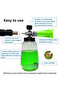 1pc Green Foam Cannon / 1000ml Transparent Bottle - Snow Foam Lance Kit, High Pressure Car Washer... - 4