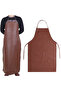 97×65CM Leather Welding Apron Polyurethane Equipments Welder Thermal Insulation Protection Wears ... - 8