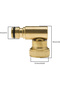 Hose Reel Swivel Elbow Quick Connector For Hoselock Plug 3/4in BSP Female Outdoor Garden hose fau... - 6