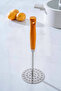 Evero Steel Potato Masher with Wooden Handle - 25 cm