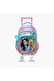 Printed Trolley Backpack with Retractable Handle - 16 inches - 6