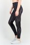 Women Tight Fit Running Full Length Leggings, Black - 2