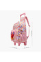 Butterfly Trolley Bag for Girls 2-5 Years with Laptop Compartment - 2