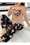 Butterfly Graphic Long Sleeve T-Shirt and Pyjama Set - 6