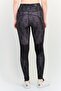 Women Tight Fit Running Full Length Leggings, Black - 3