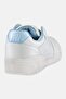 Women Metallic Lace Up Casual Shoes, Silver - 3