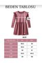 Girls' Long Sleeve Velvet Dress with Ruffle Detail - 2