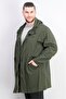 Men Plain Raincoat Jacket, Dark Green - 4