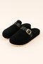 Women's Winter Buckle Non-Slip Sole Stylish Elegant Daily Guest Home and Dowry Slippers - 2