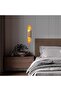 Curved Bidirectional Modern Single Metal Sconce 27cm Gold, Rustic Decorative Wall Lamp Kivrik-15361