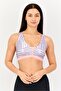 Women Stripe Training Sports Bra, Multicolor