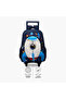 Space Trolley Bag for Boys 5-8 Years with Padded Shoulder Straps - 4