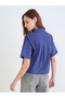 Solid Dropped Shoulder Boxy Fit Shirt - 4