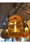 RATTAN KAHVE DEKOR AVİZE