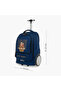 One Piece Print Trolley Bag with Retractable Handle - 18 inches - 2