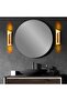 Curved Bidirectional Modern Single Metal Sconce 27cm Gold, Rustic Decorative Wall Lamp Kivrik-15361 - 2
