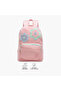Floral Applique Backpack with Adjustable Straps and Zip Closure - 17 inches - 4