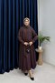 Tie-Up Linen Skirt Suit - 2