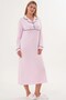 With a Dressing Gown, Women's Nightgown 2-Piece Set - 2