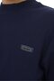 سويت شيرت رجالي باللون الأزرق الداكن من Relaxed Fit Crew Neck مطبوع - 2 Thread - 4