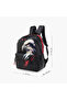 Eagle Print Backpack with Adjustable Straps and Zip Closure - 17 inches - 4