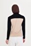 Black Hijab Turtleneck Neck Collar Sleeveless Viscose Plain 1025_01 - 4