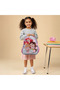 Princess Print Backpack with Adjustable Shoulder Straps and Zip Closure - 16 inches - 2