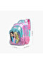 Printed Backpack with Adjustable Straps and Zip Closure - 16 inches - 4