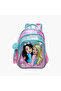 Printed Backpack with Adjustable Straps and Zip Closure - 16 inches